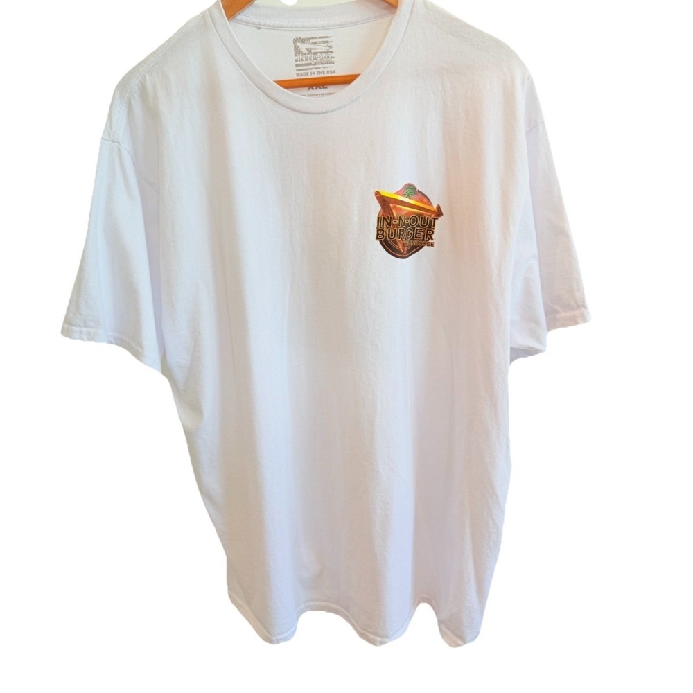 IN-N-OUT T-Shirt TENNESSEE Size XXL VERY RARE White Smokey Mountains